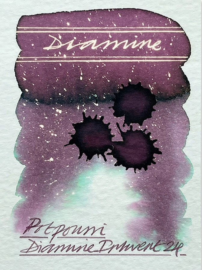 Töltőtolltinta 50ml BLack E. Standard Diamine - Potpourri