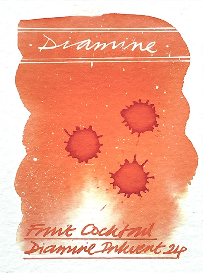 Töltőtolltinta 50ml BLack E. Scented Diamine - Fruit Coctail