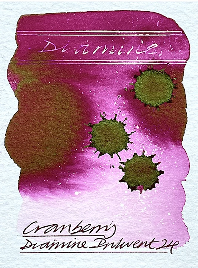Töltőtolltinta 50ml BLack E. Standard Diamine - Cranberry