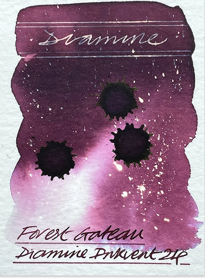 Töltőtolltinta 50ml BLack E. Scented Diamine - Forest Gateau