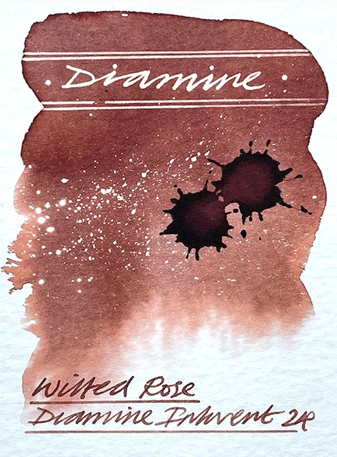 Töltőtolltinta 50ml BLack E. Standard Diamine - Wilted Rose