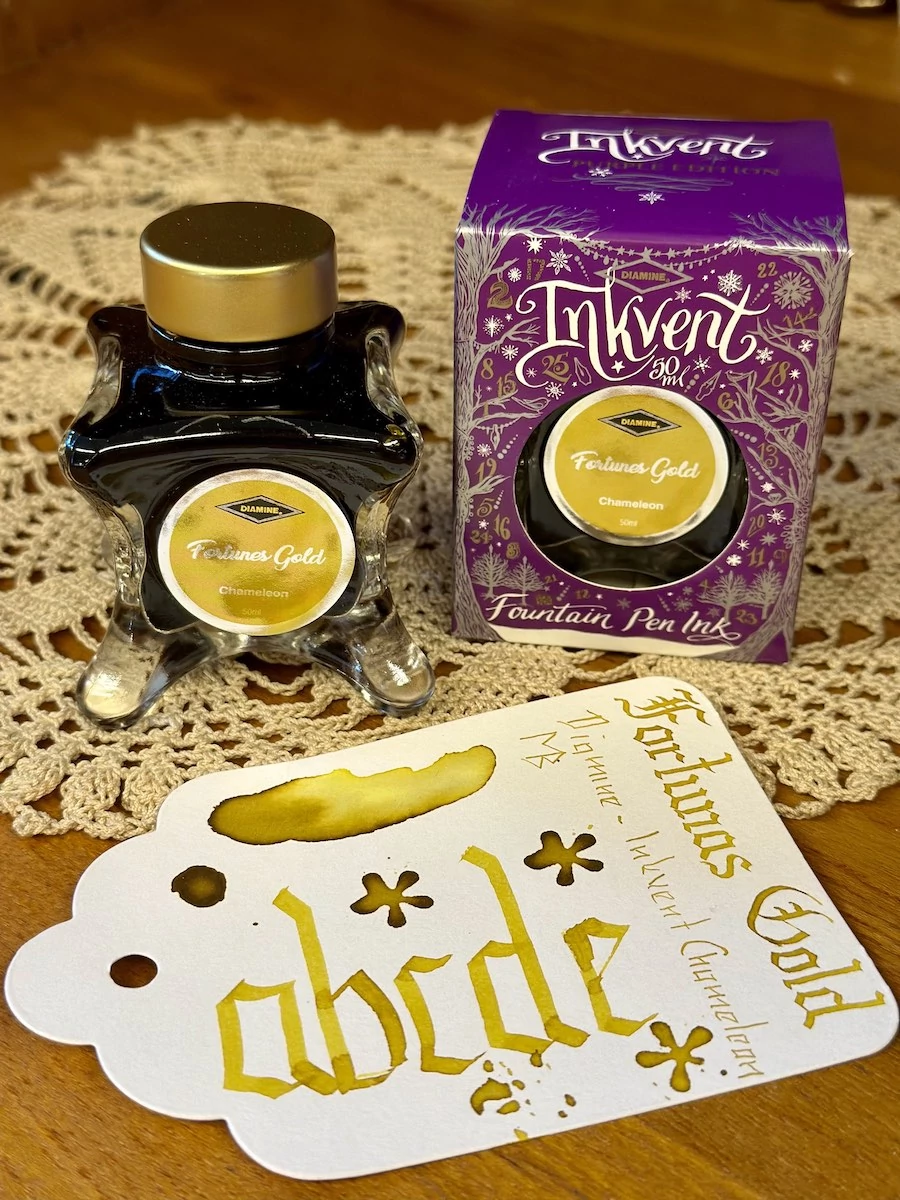  Töltőtolltinta 50ml P.E. Diamine - Fortunas Gold Standard