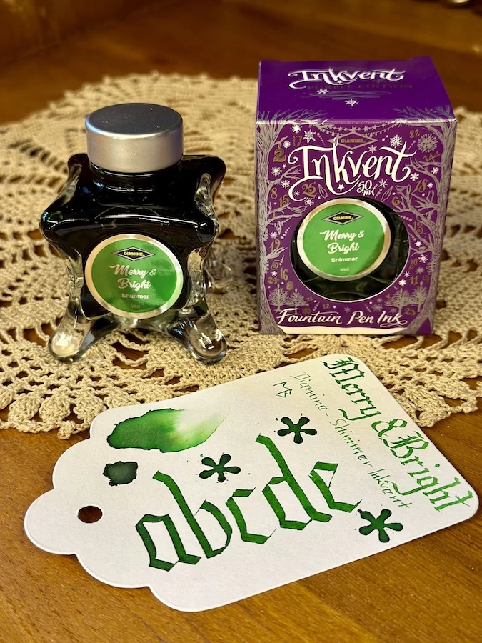  Töltőtolltinta 50ml P.E. Diamine - Merry & Bright Shimmer