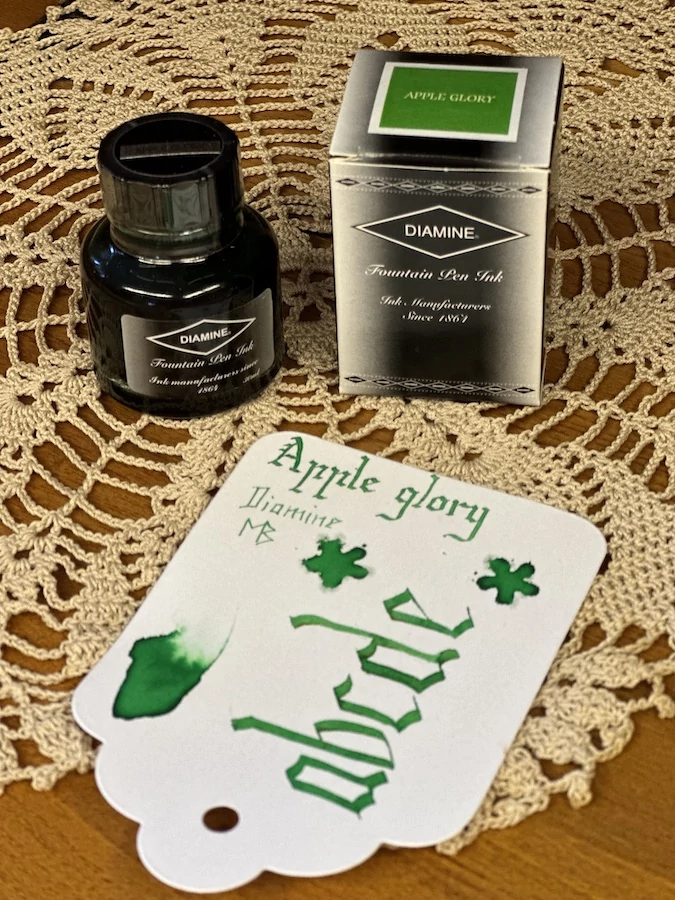 Töltőtolltinta 30ml Diamine - Apple glory