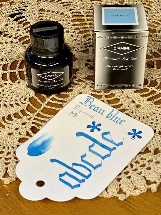 Töltőtolltinta 30ml Diamine - Beau blue