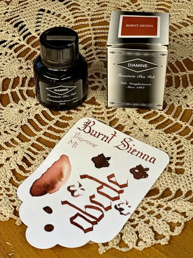 Töltőtolltinta 30ml Diamine - Burnt sienna