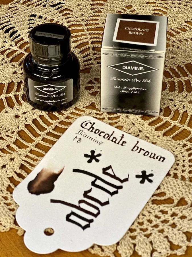 Töltőtolltinta 30ml Diamine - Chocolate brown