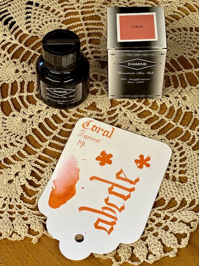 Töltőtolltinta 30ml Diamine - Coral