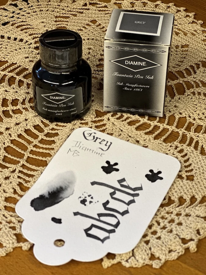 Töltőtolltinta 30ml Diamine - Grey