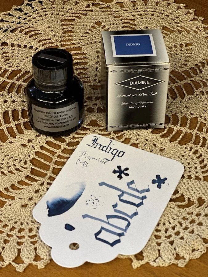 Töltőtolltinta 30ml Diamine - Indigo