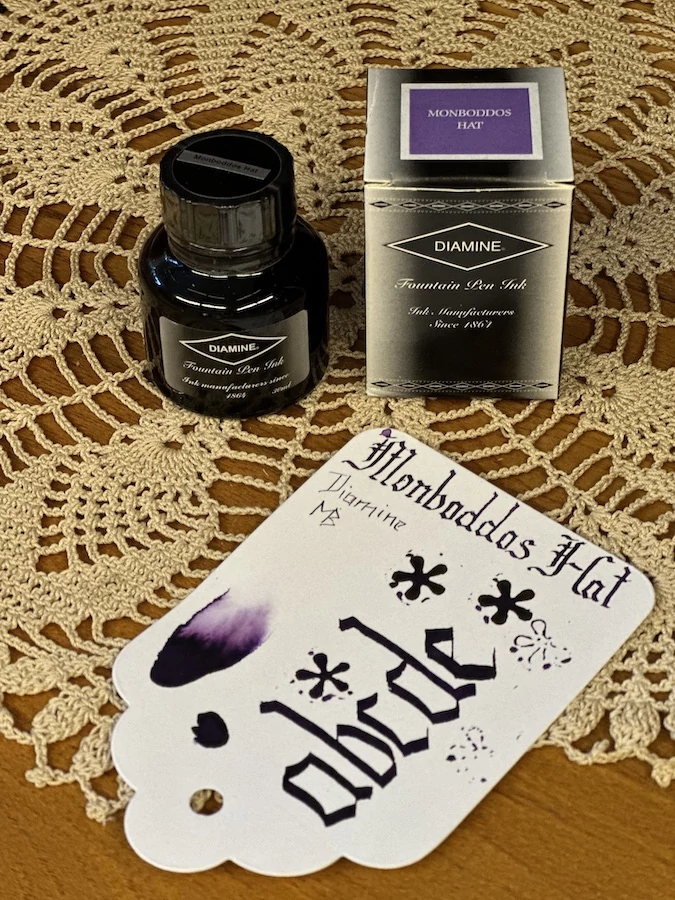 Töltőtolltinta 30ml Diamine - Moonboddos hat