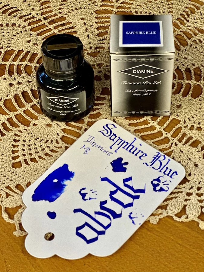 Töltőtolltinta 30ml Diamine - Sapphire blue