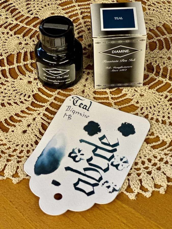 Töltőtolltinta 30ml Diamine - Teal
