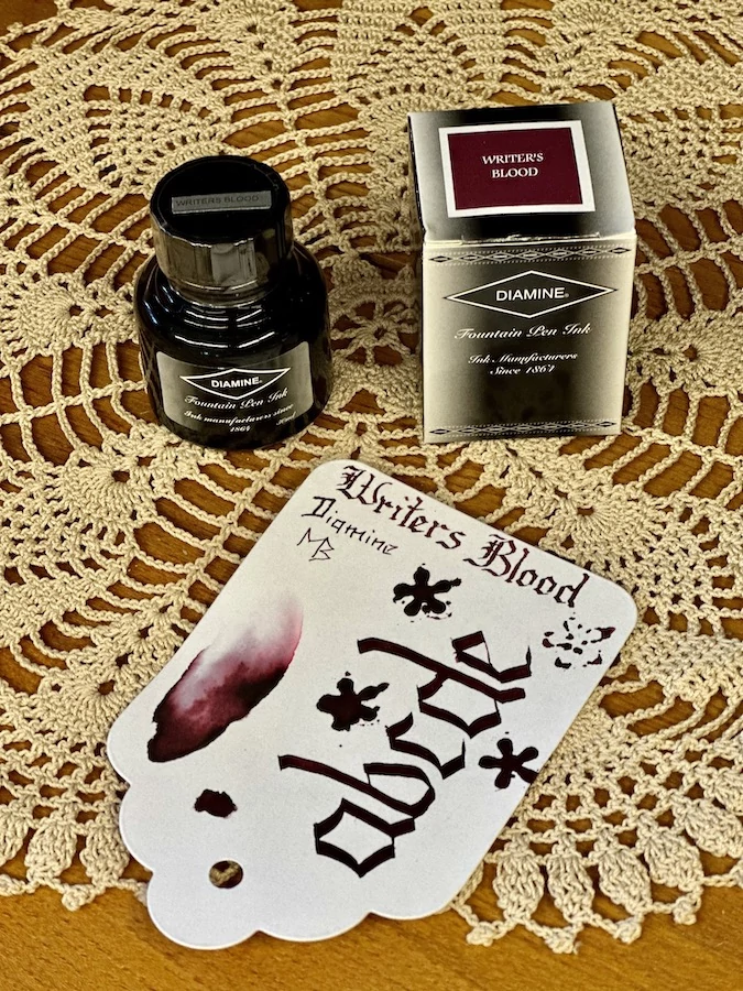 Töltőtolltinta 30ml Diamine - Writer's blood