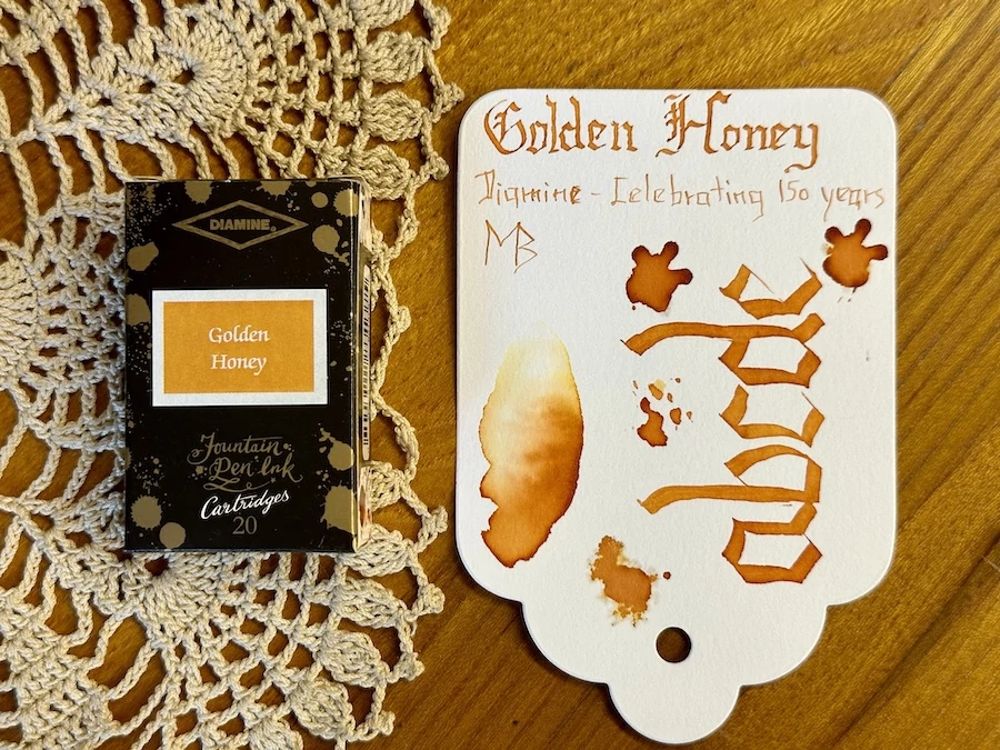 Tintapatron 20db Diamine - Golden honey