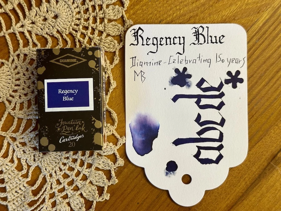 Tintapatron 20db Diamine - Regency blue