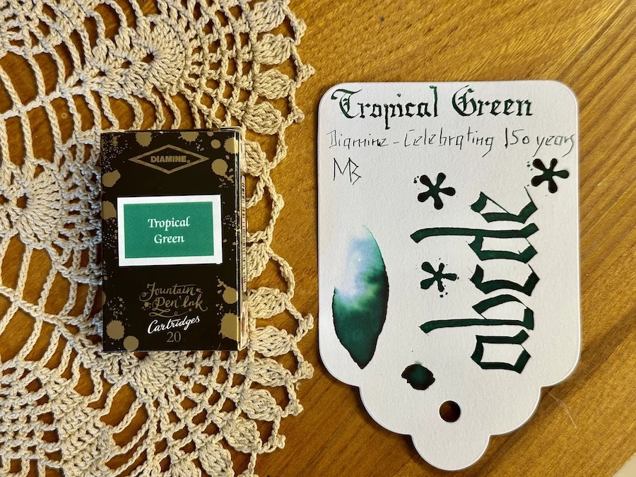 Tintapatron 20db Diamine - Tropical green