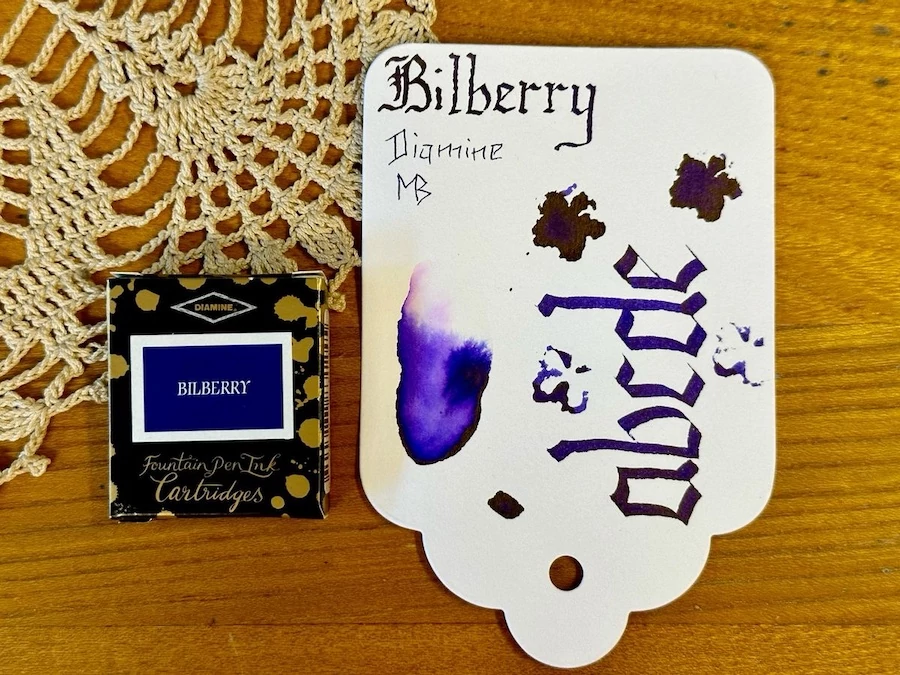 Tintapatron 6db Diamine - Bilberry