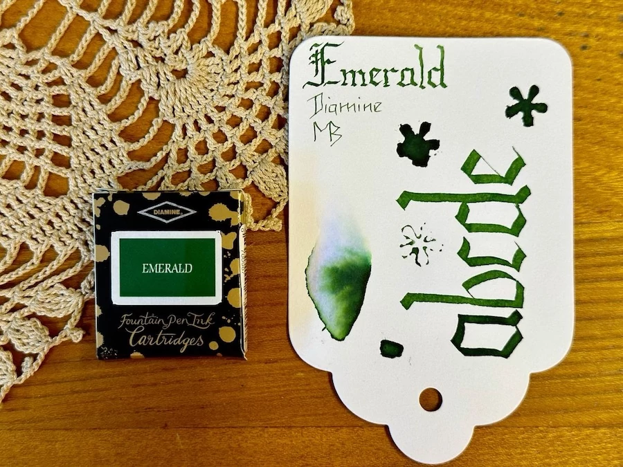 Tintapatron 6db Diamine - Emerald