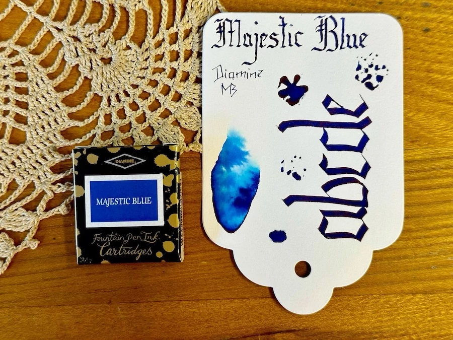 Tintapatron 6db Diamine - Majestic blue