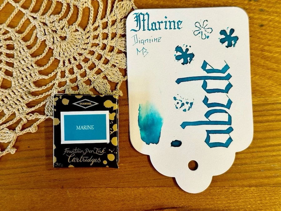 Tintapatron 6db Diamine - Marine