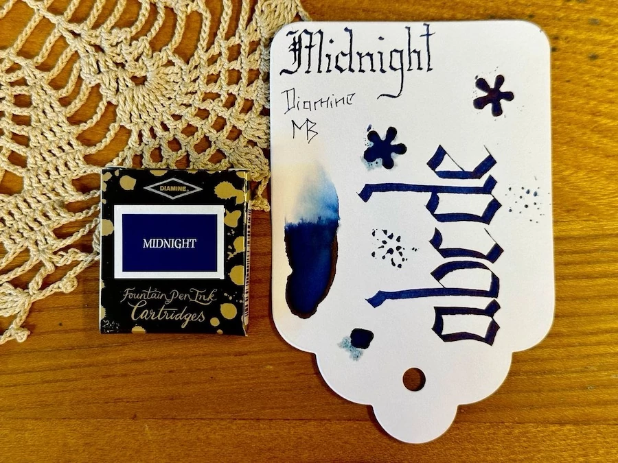 Tintapatron 6db Diamine - Midnight