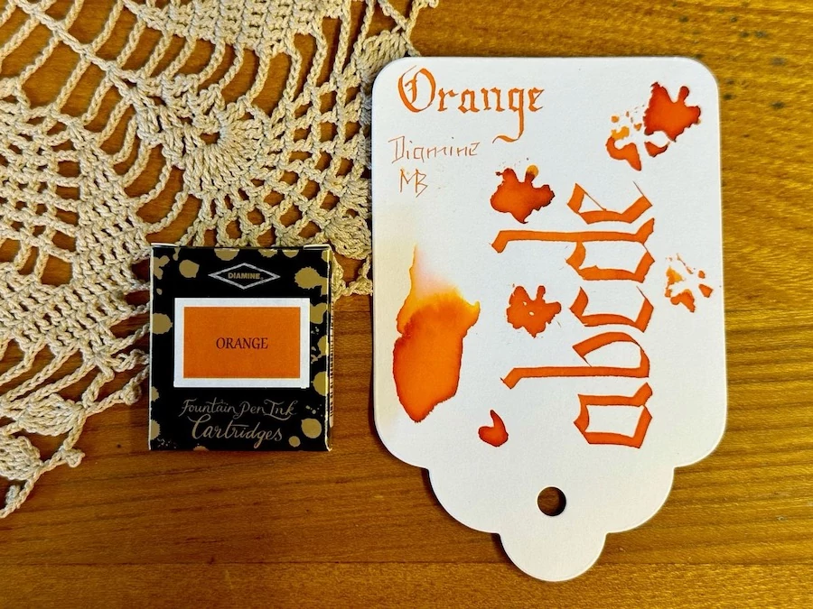 Tintapatron 6db Diamine - Orange