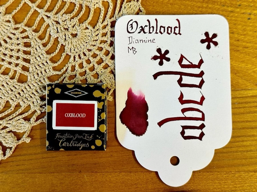 Tintapatron 6db Diamine - Oxblood