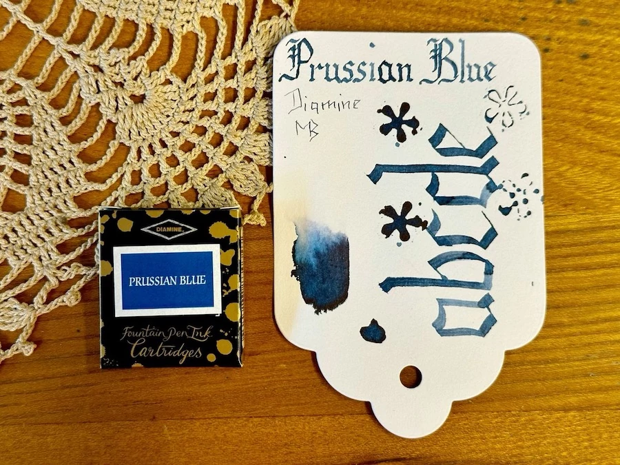 Tintapatron 6db Diamine - Prussian Blue