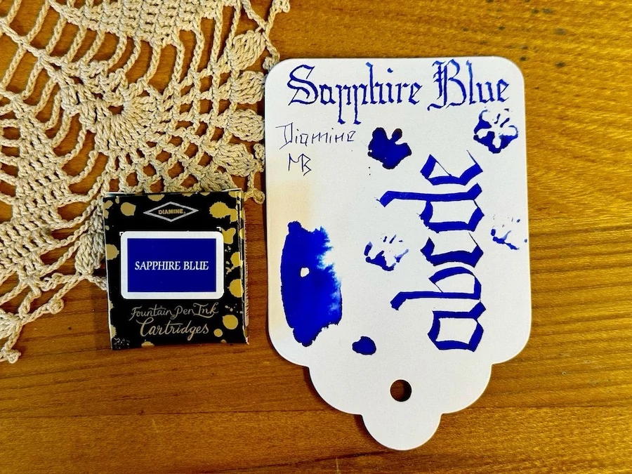 Tintapatron 6db Diamine - Sapphire Blue