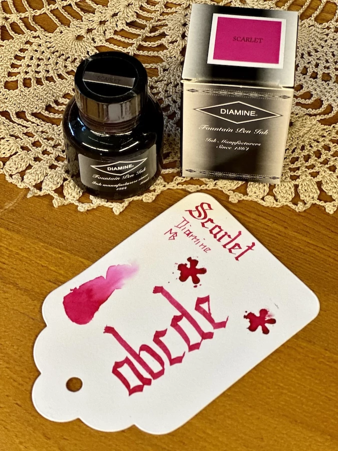 Töltőtolltinta 30ml Diamine - Scarlet