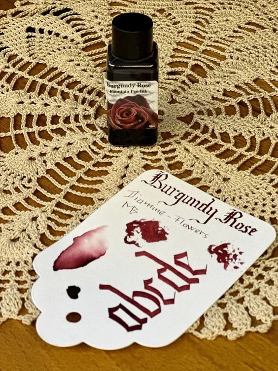 Flower töltőtolltinta 30ml Diamine - Burgundy Rose