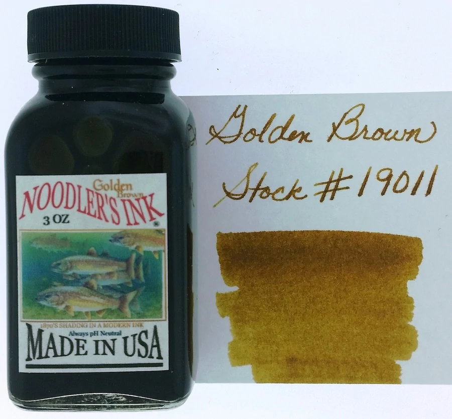 Töltőtolltinta 85ml Noodlers - 19011 Golden brown