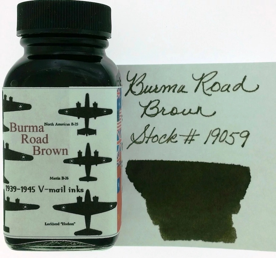 Töltőtolltinta 85ml Noodlers - 19059 V-Mail Burma Road Brown