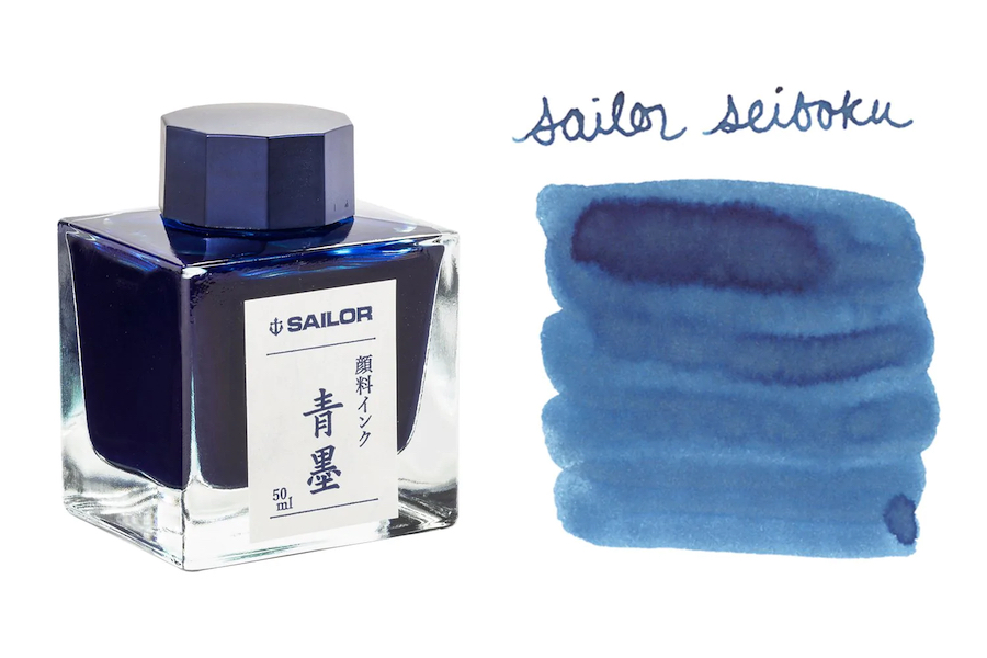 Seiboku töltőtolltinta 50ml Dark blue pigment Sailor 