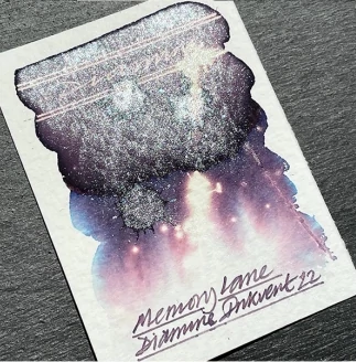 Töltőtolltinta 50ml G.E. Shimmer Diamine - Memory Lane