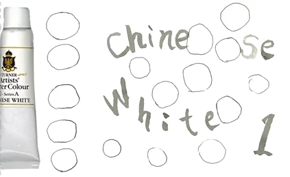 Akvarell 15ml Turner Artists - 1 Chinese white