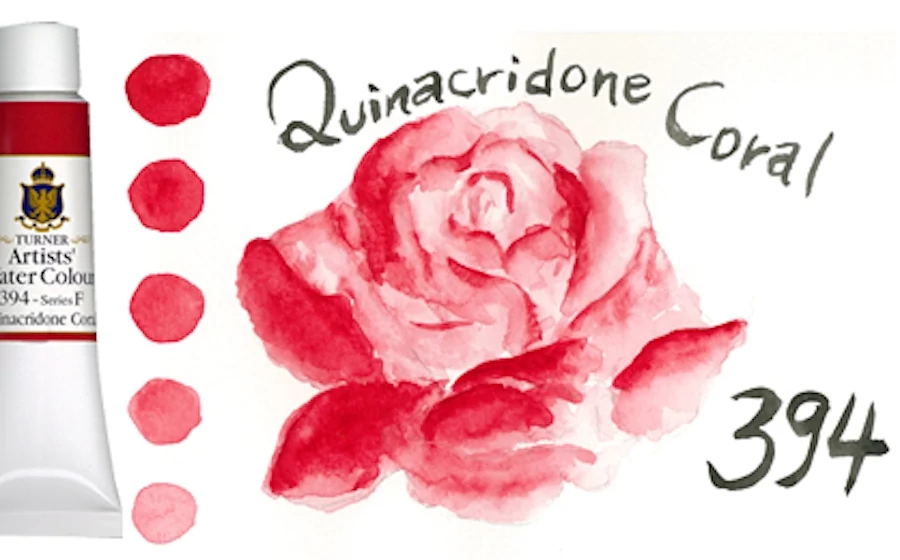 Akvarell 15ml Turner Artists - 394 Quinacridone coral