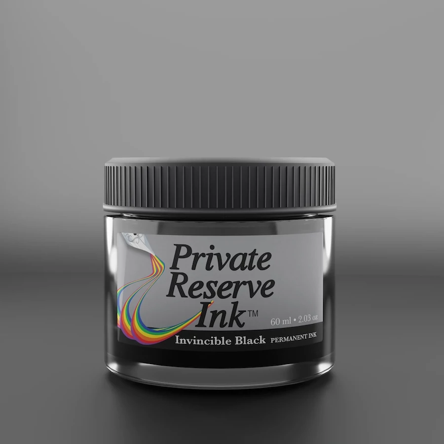  Archiváló töltőtolltinta 60ml Private Reserve Ink - Invincible Black