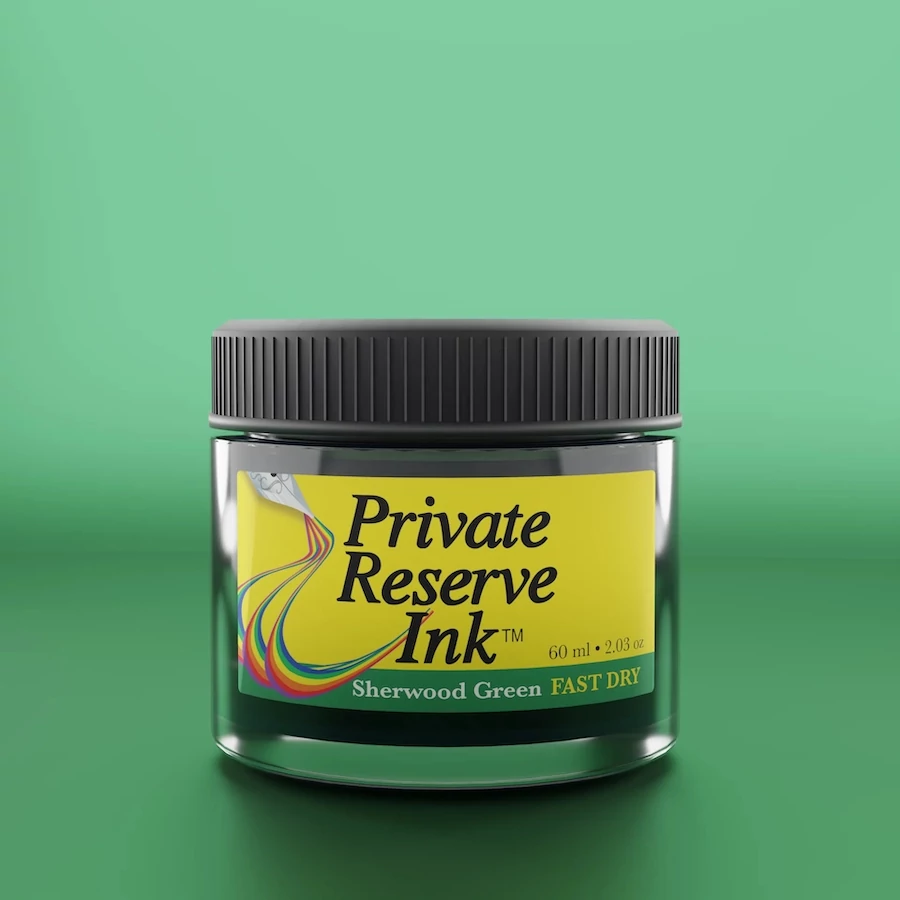Fast Dry töltőtolltinta 60ml Private Reserve Ink - Sherwood Green