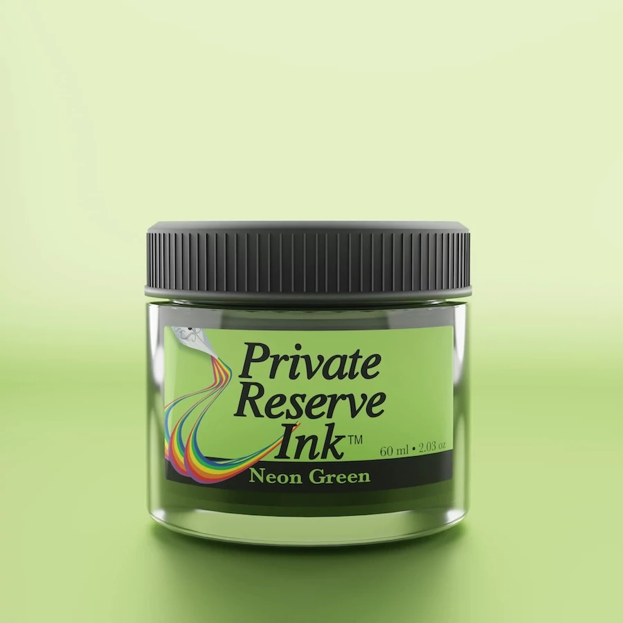 Neonszínű töltőtolltinta 60ml Private Reserve Ink - Neon Green