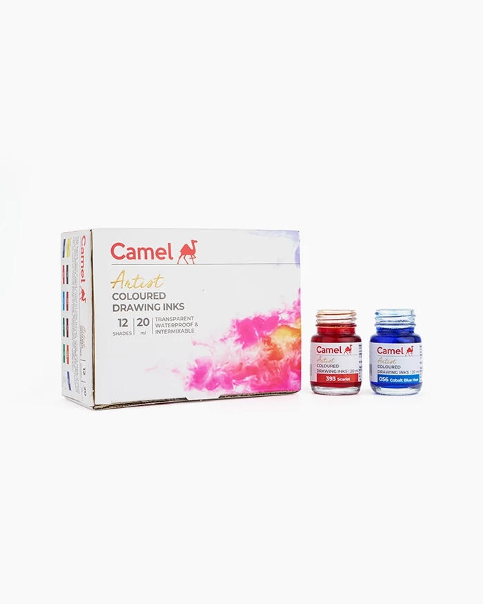 Rajztinta 12x20ml pigment Camel