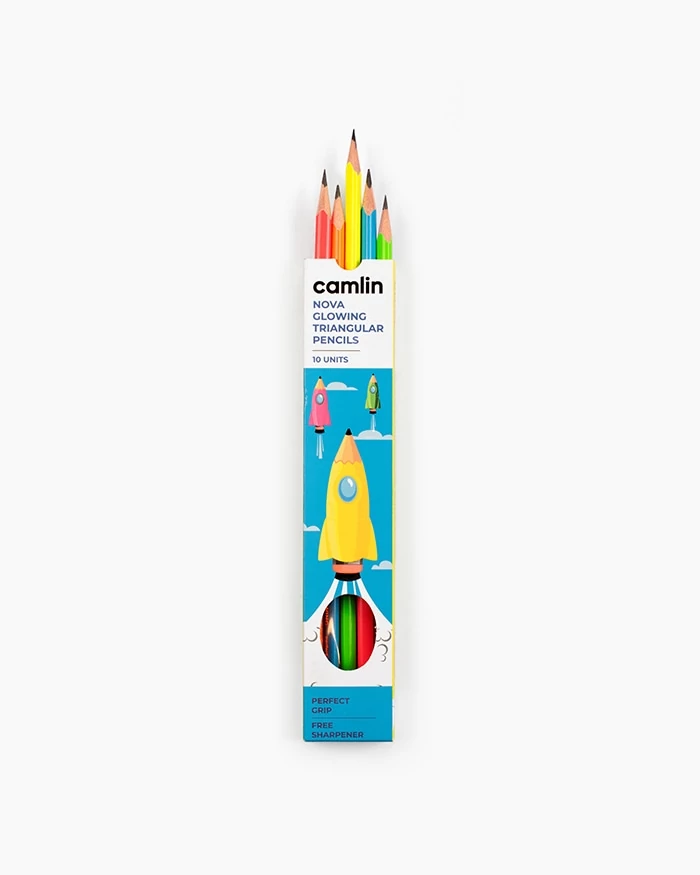 Grafitceruza 10db Nova Glowing Camlin