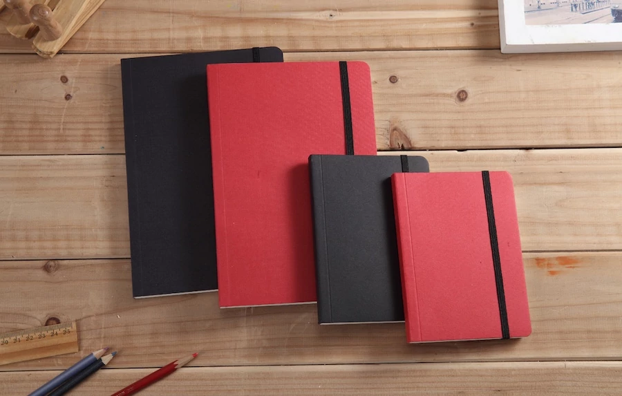 Travel Journal A5/80lap 80g Soft cover Potentate - fekete borítóval